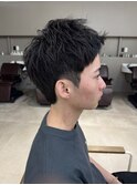 立体感アップバングショート【かほ】