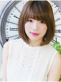 【ヘアジュレドゥ 松田 】 可愛いシースルーバング☆ショート