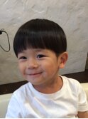坊ちゃん刈り風ツーブロック