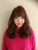 カラーニットに似合う☆春のピンクブラウンカラー 担当 伊原