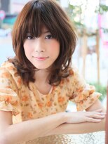 トレ(TRE) +animo南流山+ 重めバングが新鮮!ランダムカールf