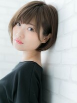 ローマ ギンザ(ROMA Ginza)&nbsp;『ROMA』大人かわいい グレージュ 小顔 エアリーショートボブ