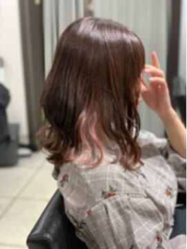 ネウィ 池袋(newi) 髪質改善カラー★☆インナーピンク☆★