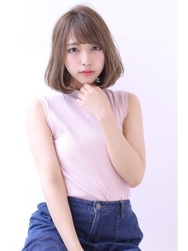 オーロ 宝塚店(ORO) ことりベージュ毛先パーマ大人かわいい小顔フレンチボブ大人ボブ