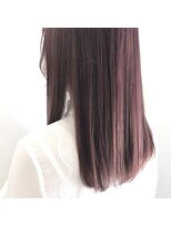 デコヘアーフラッペ(DECO HAIR frappe) ダブルカラーでピンクラベンダー