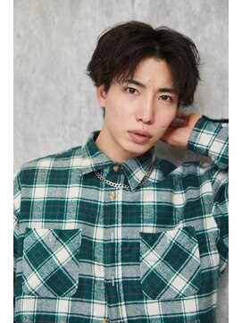 メンズサロンドットリアン(dot. lien) 【men’s salon dot. Tokyo】癖毛風パーマ×センターパート