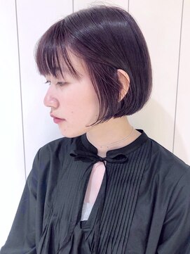 アイティーバイアルバム 八王子店(IT by ALBUM) ラベンダーピンクボブ_Aラインボブマロンベージュ_ba333251