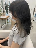 インナーカラー♪♪グレージュ