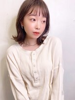 〇シンプル 外ハネミディ