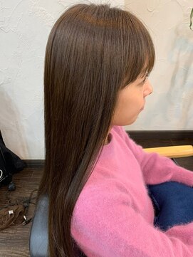 ポー 三軒茶屋(poh) ココアベージュ/小顔/ミディアムレイヤー/髪質改善/三軒茶屋