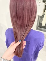 ヒビヲ(HIBIO)&nbsp;ダブルカラーラベンダーピンクピンクカラーケアブリーチミニボブ