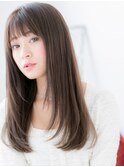おおたかの森/髪質改善/シースルー前髪×エアストレートa