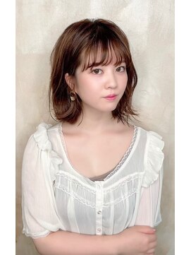 ニスル 町田店(NISURU) 似合わせカット/大人ガーリー/ダークアッシュ/着物/町田/町田駅