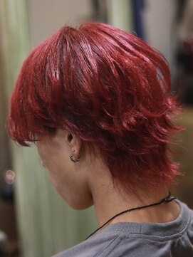 キミ(kimi) 【kimi自由が丘】ケアブリーチ × レッドカラー