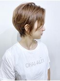 【松戸/ムラマツ】大人可愛いショートボブベージュ