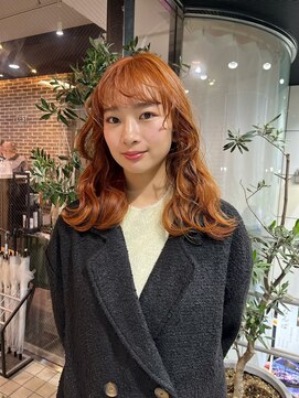 ヘアーアンドメイク ビス(HAIR&MAKE bis) 1ブリーチでできるオレンジベージュ☆【多田 華歌】