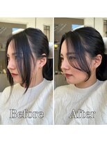 ヘア クレール(hair CREER)&nbsp;流れる顔周り◎韓国カット