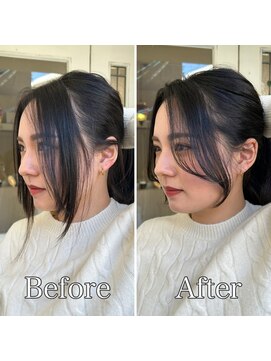 ヘア クレール(hair CREER) 流れる顔周り◎韓国カット