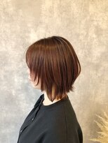 ヘアアンドメイク ムーア(Muuua)&nbsp;スカーレットオレンジ＋顔まわりレイヤー