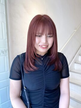 イト(ito) 【 ito / 梅田 】チェリーレッド×顔まわりレイヤー