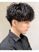 シャドウパーマ 緩めパーマ メンズパーマ