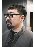 フラットバングのベリーショート