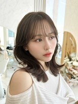 アマトウキョウ アユンチェ(AMA TOKYO×AYUNCHE)&nbsp;韓国ヘア　2wayバング  レイヤーカット くびれヘア  顔周り/