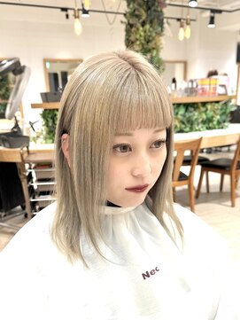 アルクバイネオリーブ 荻窪店(arc by neolive) ダブルカラーホワイトベージュ☆