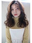 ゆるふわ巻き髪風パーマ