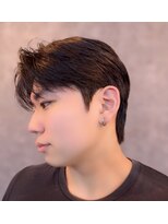 エイル 北堀江(Eir)&nbsp;韓国ショート　ダウンパーマ  シースルー　センターパート