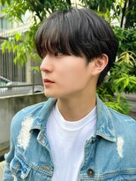 リークフー(Ree cu fuu)&nbsp;シースルーバング韓国マッシュシースルーマッシュカルマパーマ