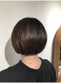 明るめ艶髪ボブ/髪質改善/透明感カラー/小顔カット/30代/40代