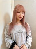 ピンクベージュ