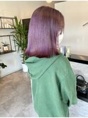 パープルカラー紫カラーケアブリーチカラーハイトーンカラー
