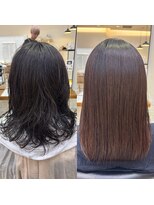 パーマ落としラボ アピッシュ 青山(apish)&nbsp;パーマ落とし／パーマ戻し/パーマ失敗/ストレートヘア/髪質改善