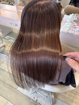 ヘアークラフト アニー 南郷18丁目店(HAIR CRAFT Annie)の写真/【美髪革命】が起きる！髪質改善の縮毛矯正であなたの理想を実現し、乾燥や湿気に負けない最上級の艶髪に◎