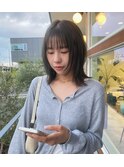 【Yuuka】顔まわりレイヤーとオリーブベージュ