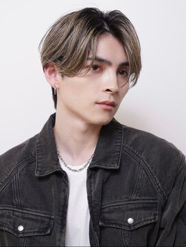 ピークアブー アヴェダ アトレ恵比寿(PEEK-A-BOO AVEDA) センターパート韓国マッシュ耳掛け大人ヘア色気ヘアコンマバング