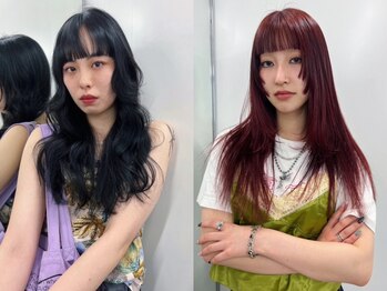 ヌーヴ(Nu:v)の写真/トレンド感たっぷりの透明感あふれる色味も再現＊ブリーチせずに柔らかくツヤのある仕上がりへ。