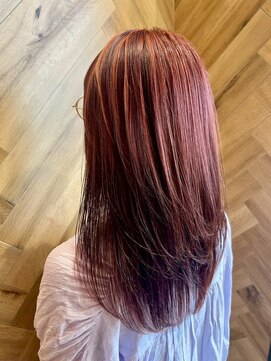 アース 岩槻店(HAIR&MAKE EARTH) レッドブラウンカラー