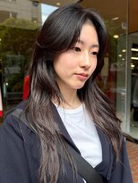 ノラ ヘアーサロン(NORA HAIR SALON) ロングレイヤー顔まわりレイヤーハッシュカット髪質改善