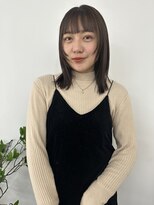 ディッシィ 立川(D'ICI) 顔まわりカット/ Gray Brown