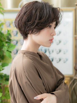 カバーヘア ブリス 戸田公園西口店(COVER HAIR bliss) ■アップバングくせ毛風マッシュパーマ302戸田公園20代30代40代