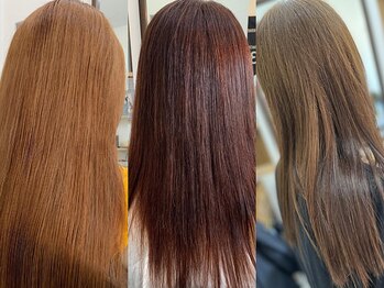 ダリア(Daria)の写真/【ダメージを抑えた自然な仕上がりが人気♪】 丁寧な薬剤選定でさら艶美髪へ！ あなたの髪の悩みを解決◎