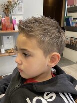 クラップス 横須賀中央店(CLAPS) 横須賀キッズカットメンズカットツーブロックフェードカット眉毛