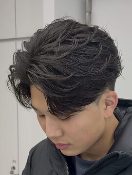 フィフス 渋谷(fifth) 渋谷フェザーパーマ無造作シャドウパーマメンズマッシュウルフ