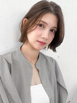 キリ 表参道(kyli) 似合わせカット前髪ミディアムレイヤーカットデジタルパーマ