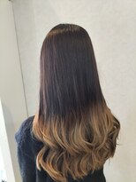 アンビ(ambi)&nbsp;裾カラー× ベージュ