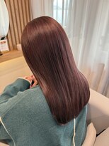 コレットヌーク(COLLET neuk)&nbsp;顔まわりレイヤー ロング/ラベンダーピンク