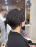 カット＋艶白髪染めマニキュアカラー＋炭酸シャンプー